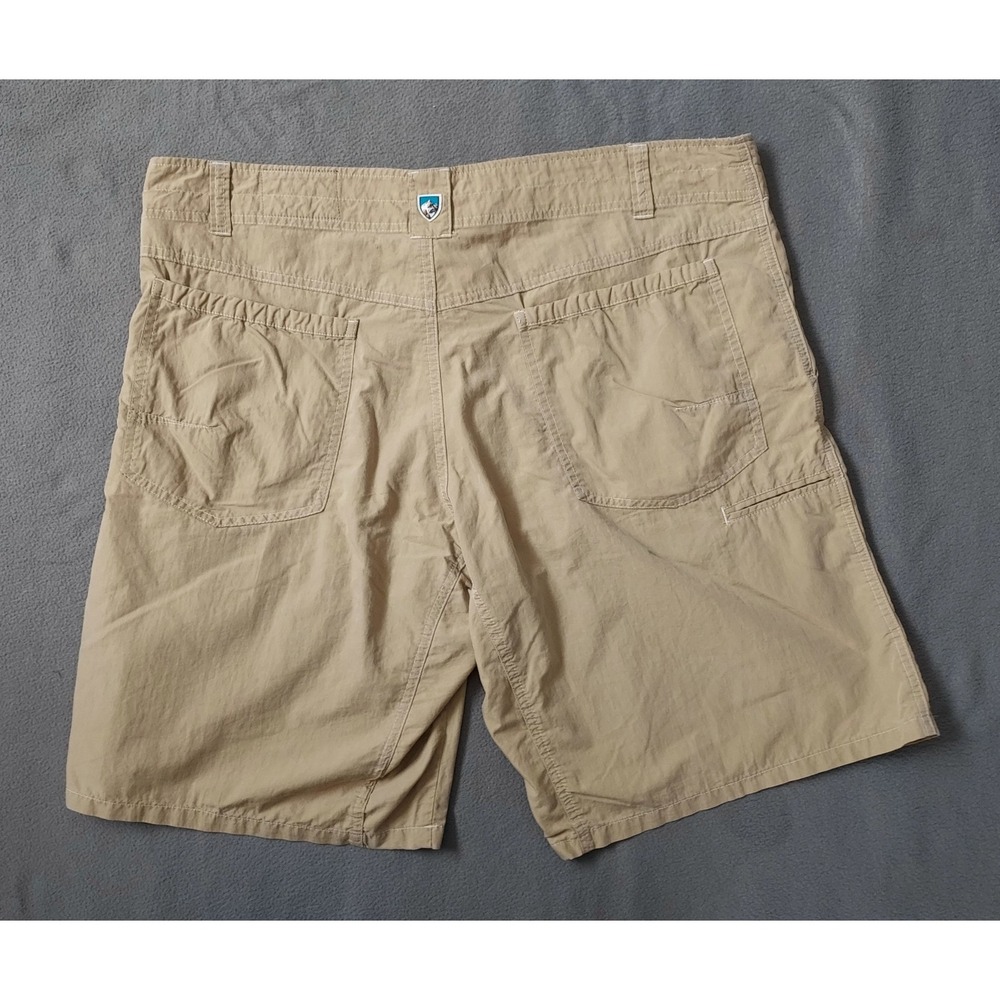 Kuhl Utility Shorts Men's 38 X 10" Khaki Brown‎ Pockets Hiking Outdoor - Picture 6 of 13